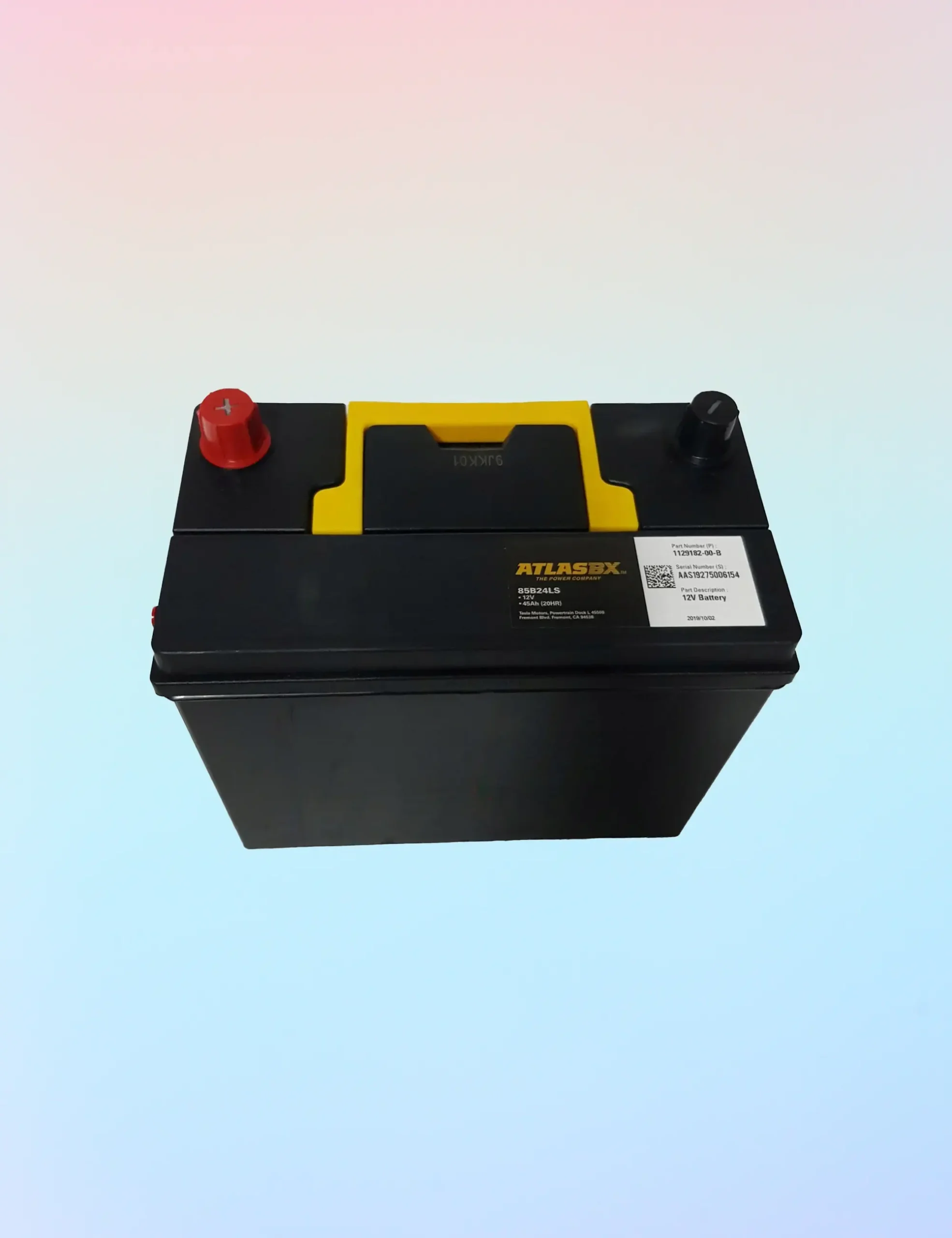 Tesla Model 3 Accu 12V 129182-00-B, 12V BATTERY AND VENT PLUG