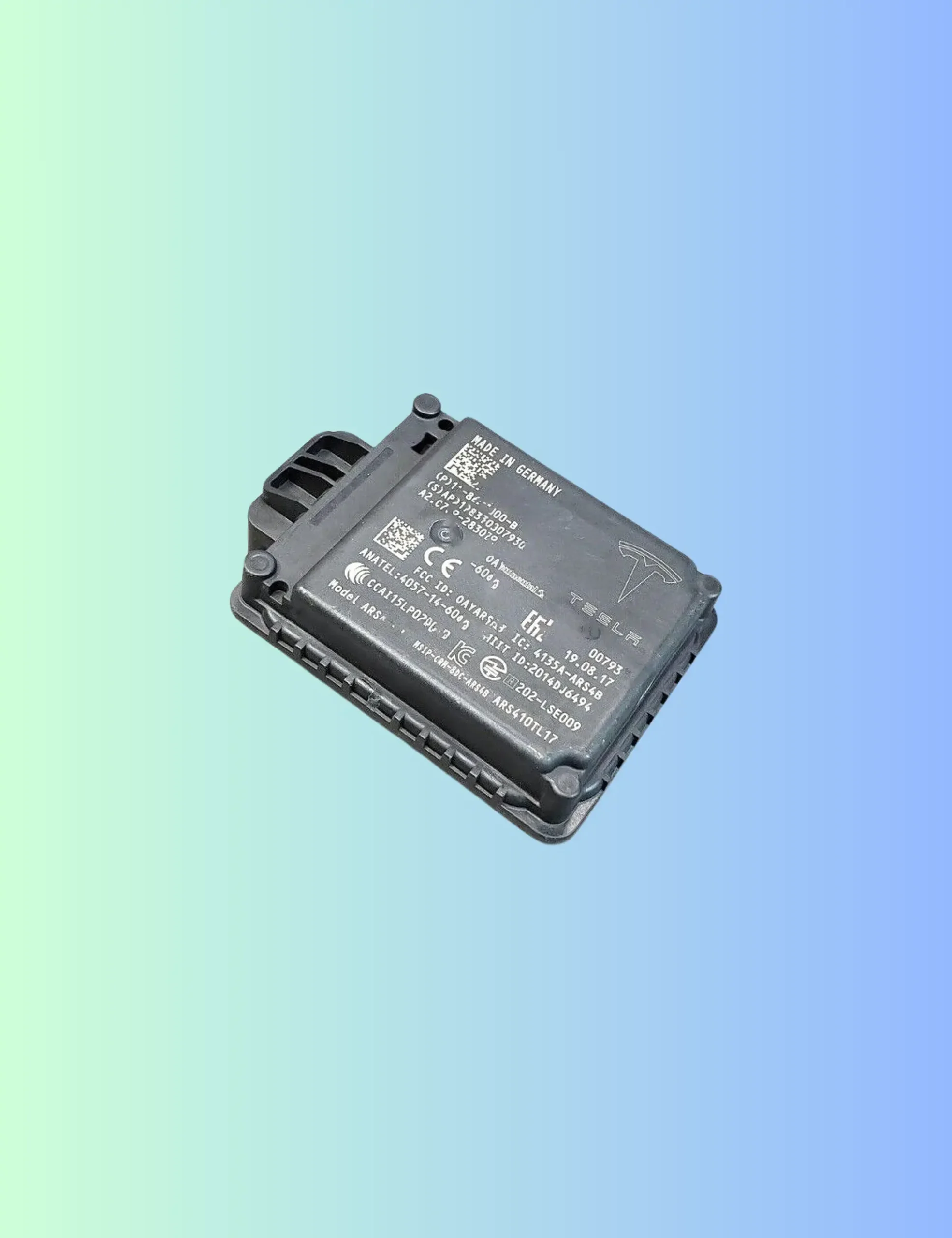 Tesla Model 3/Y/X Radar module 1108647-00-H, 1108647-00-B, 1108647-00-C, 1108647-00-E, RADAR SEVEN PIN PERPENDICULAR