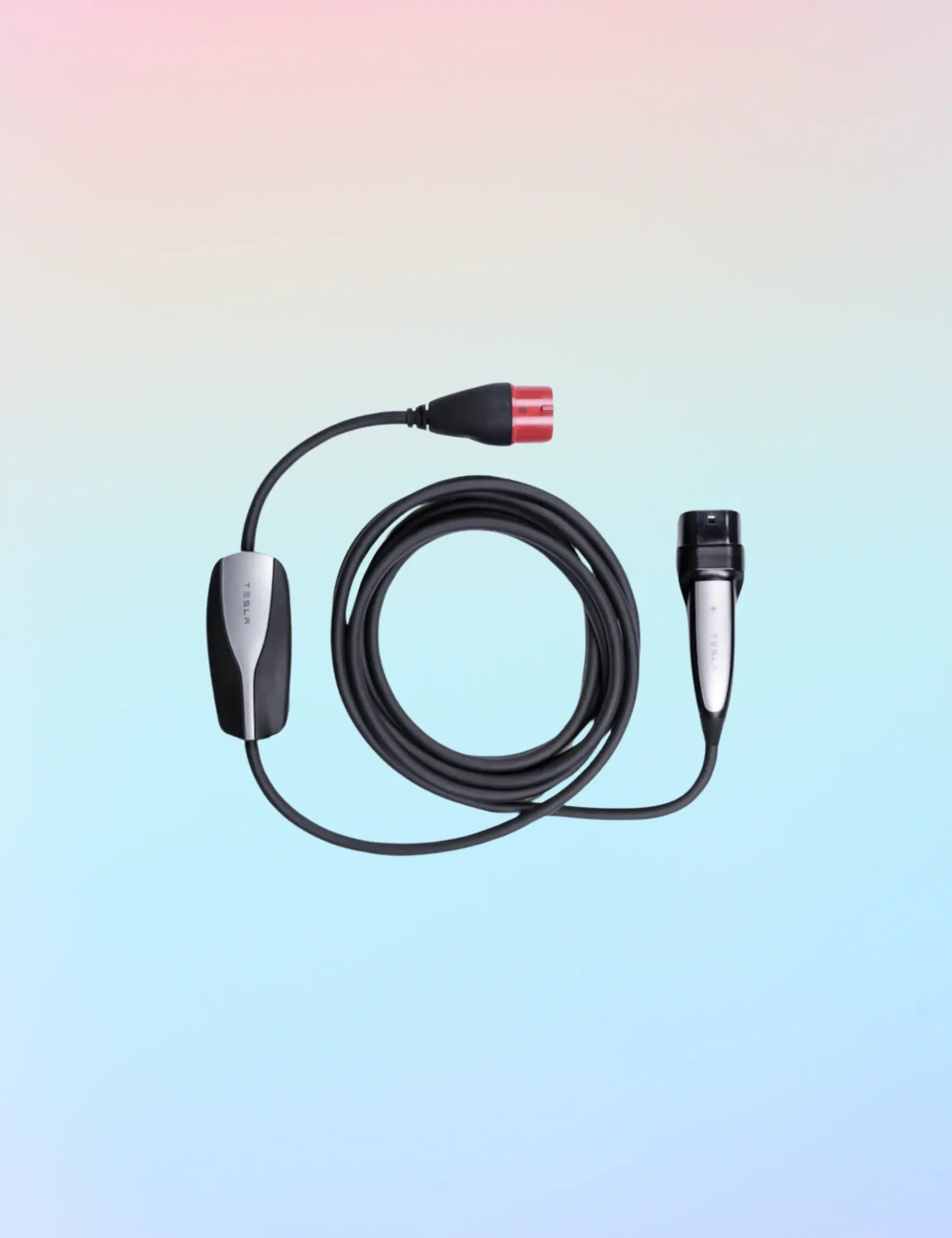 Tesla Model 3 Corded Mobile Connector 1046714-00-D, CORDED MOBILE CONNECTOR 3P RED