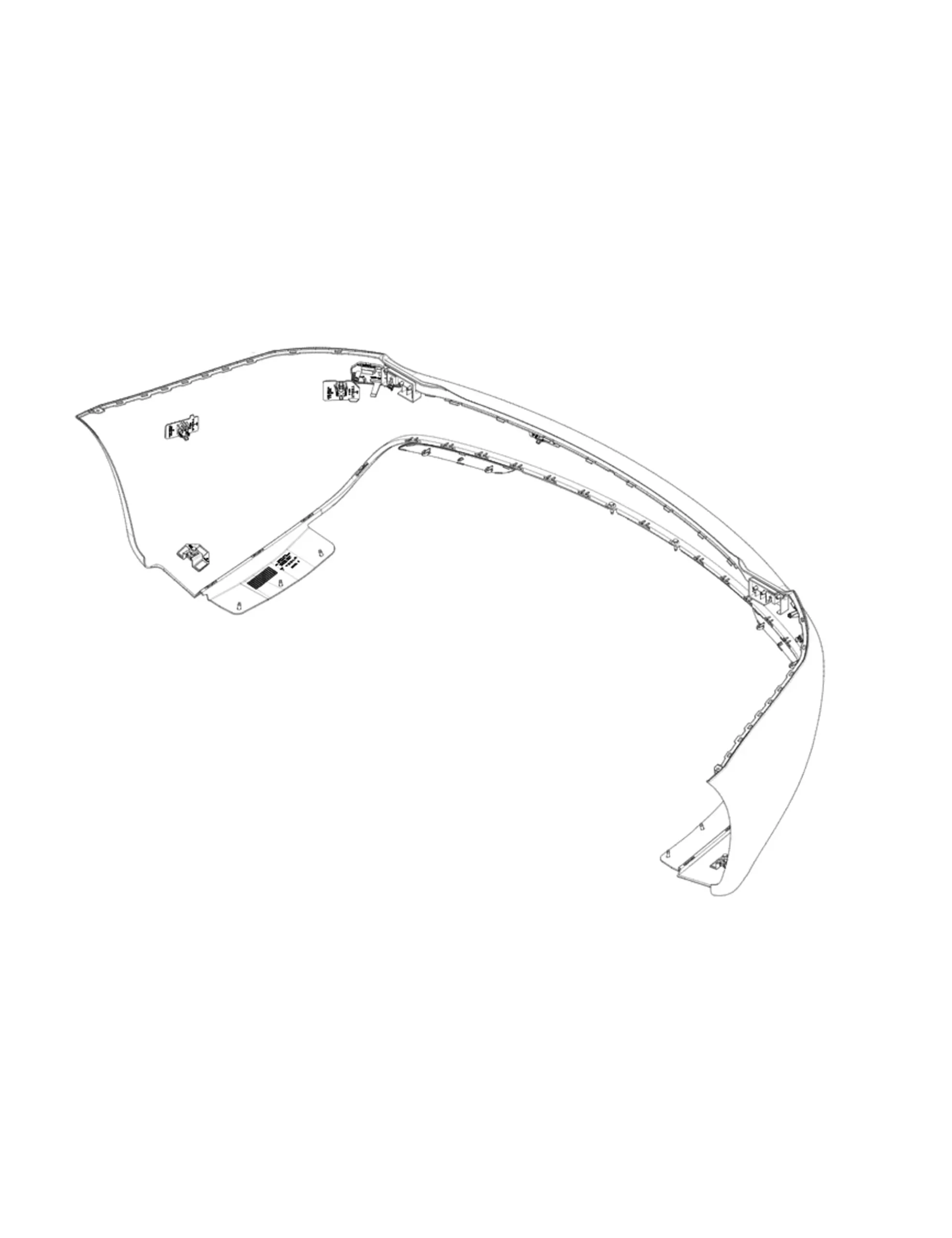 MS Achterbumper 1750102-S0-B, 1750102-S0-A, REAR FASCIA SVC