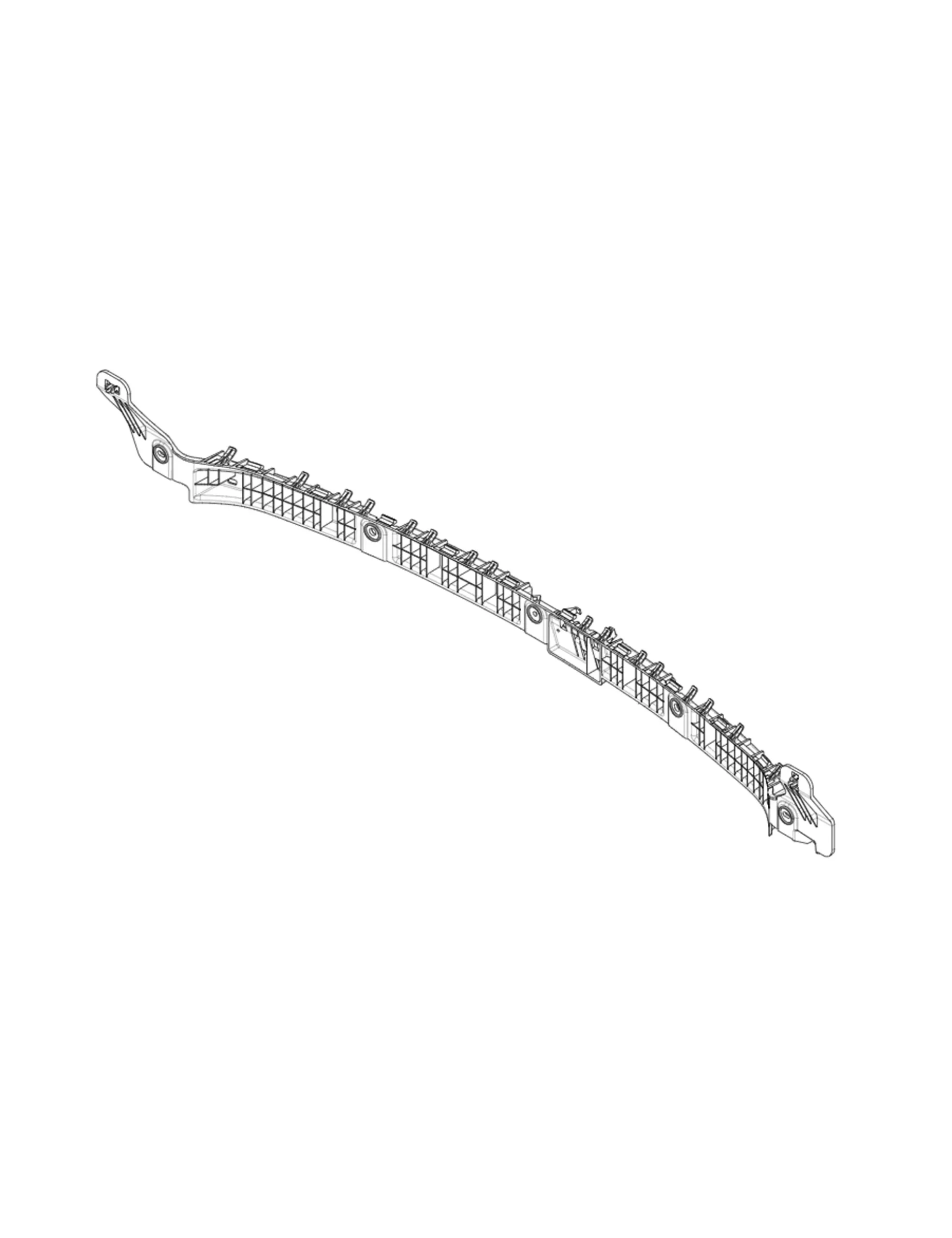 M3 Achterbumper beugel 1757096-00-D, REAR FASCIA CENTER BRACKET