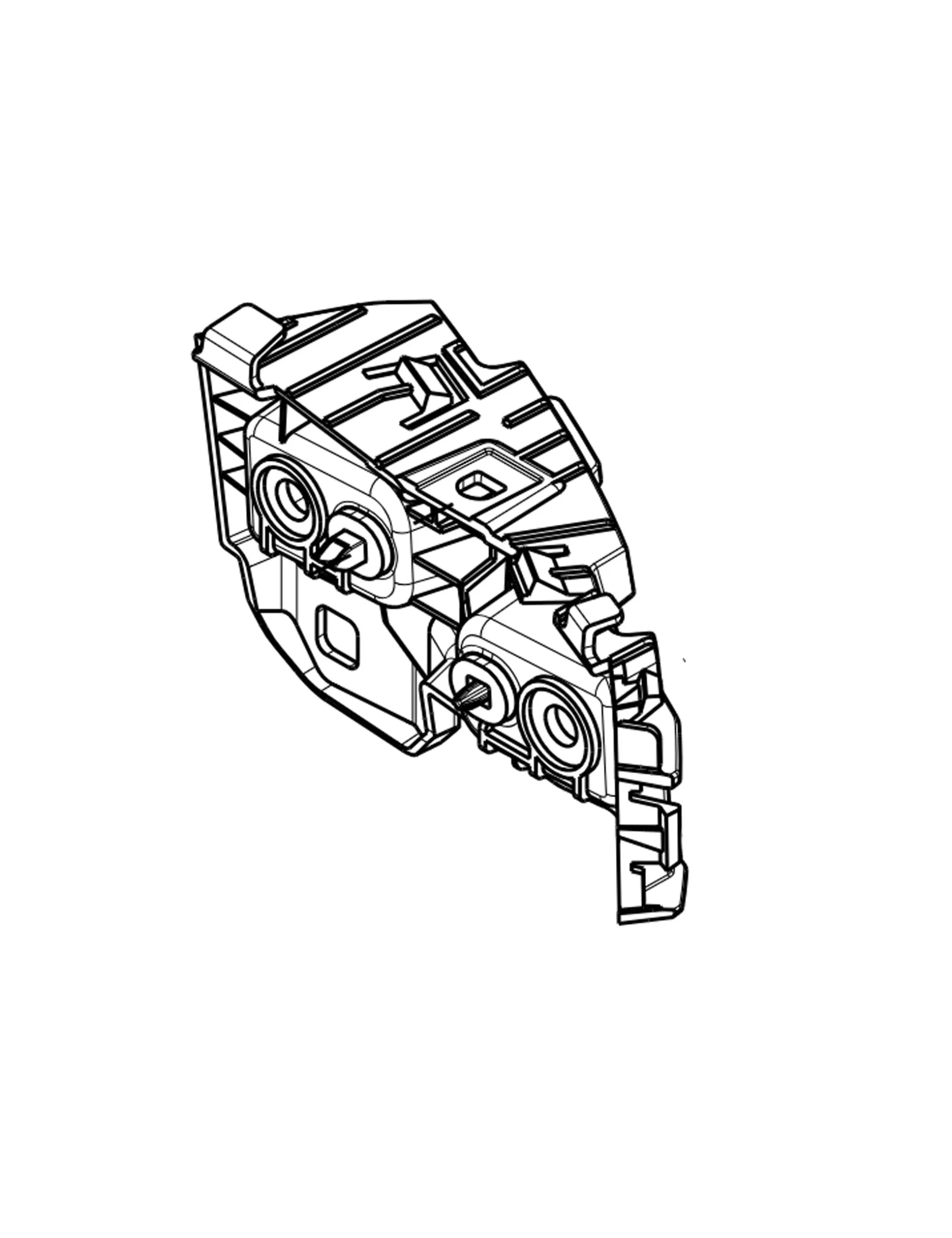 M3 Achterlicht beugel 1755642-00-E, TAIL LAMP BRACKET LEFT