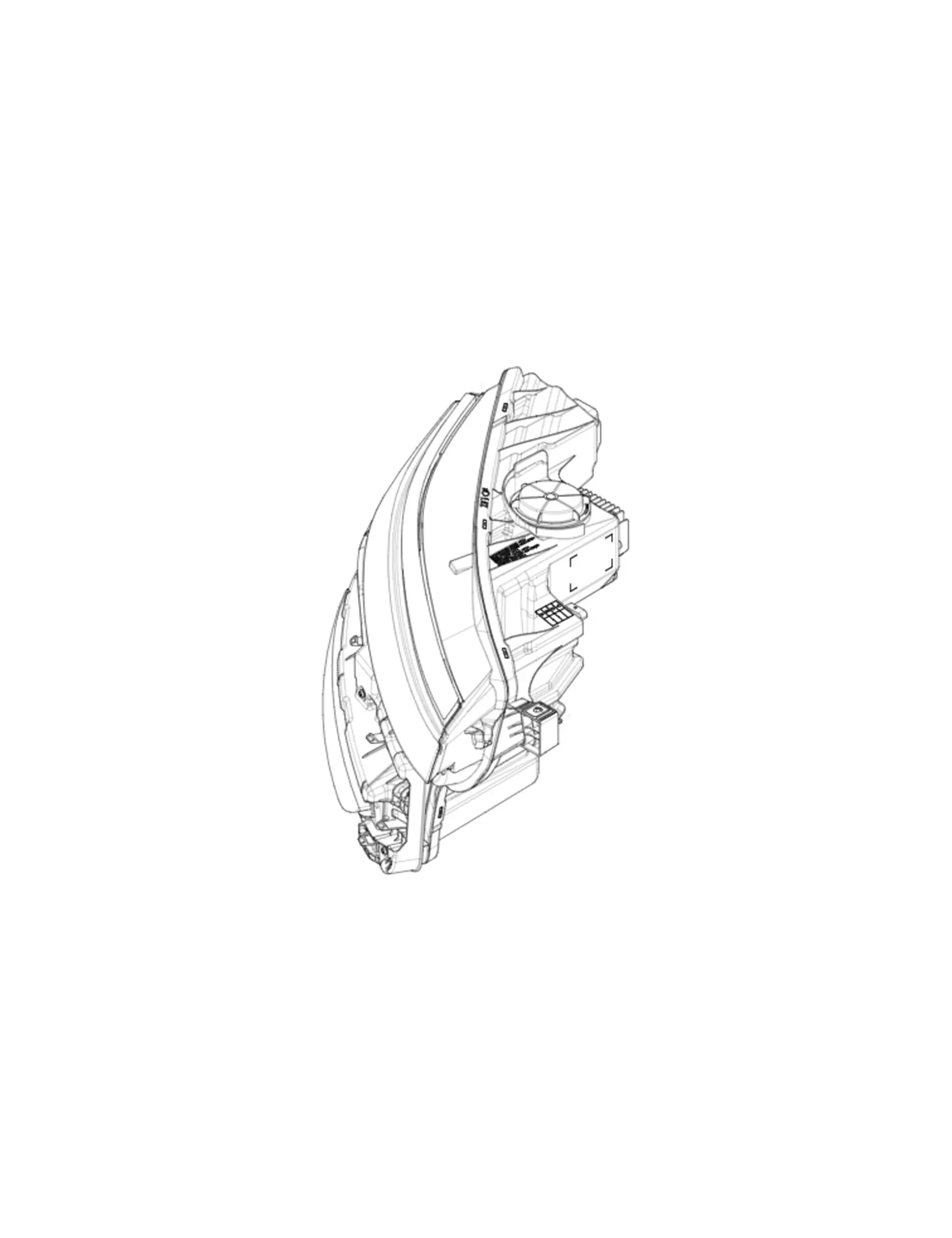 Tesla Model Y Koplamp rechts 1918351-00-D, HEADLAMP ASSEMBLY - LEFT HAND DRIVE - ECE - RIGHT HAND