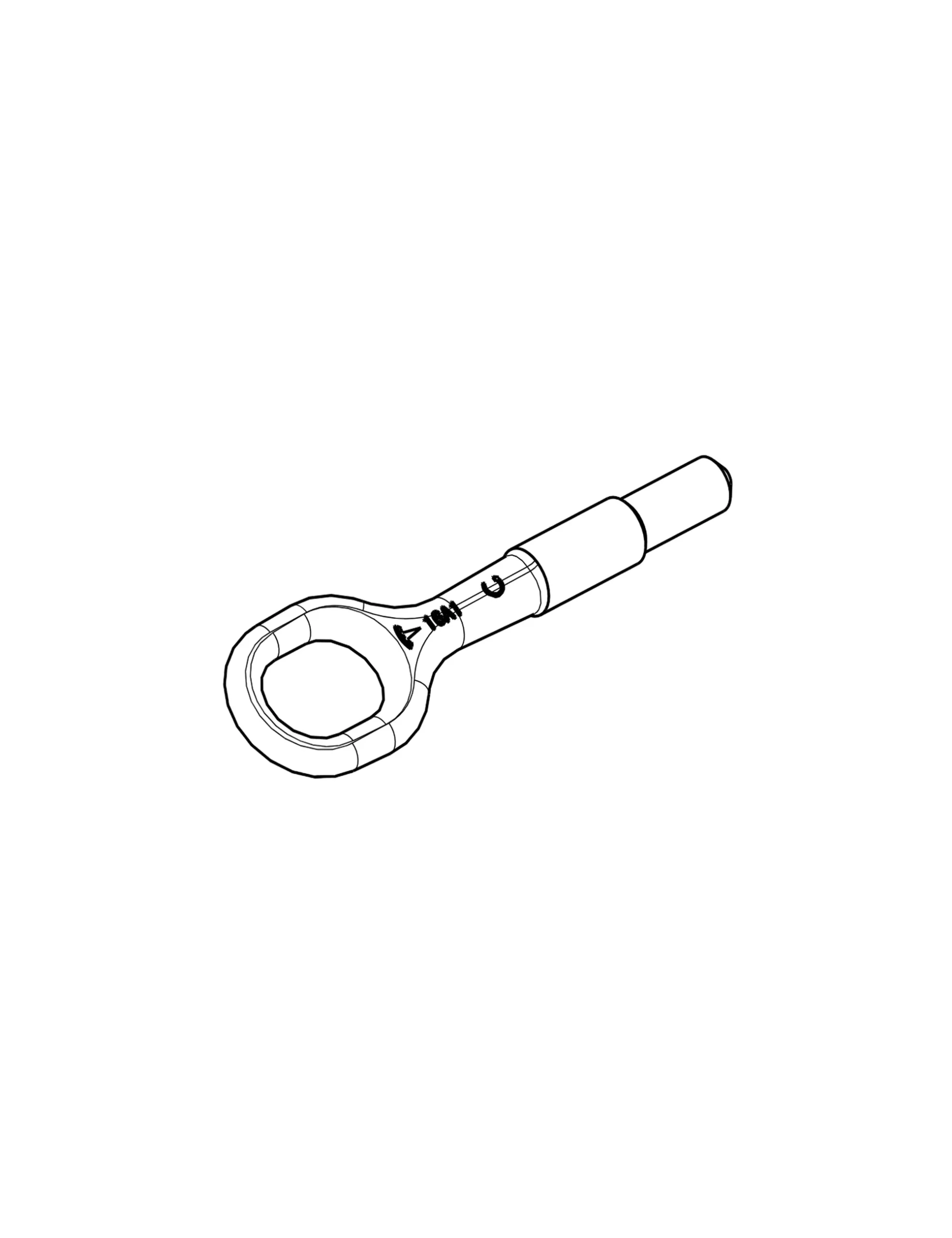 Tesla Model Y Trekhaak 1077570-00-D, TOW HOOK