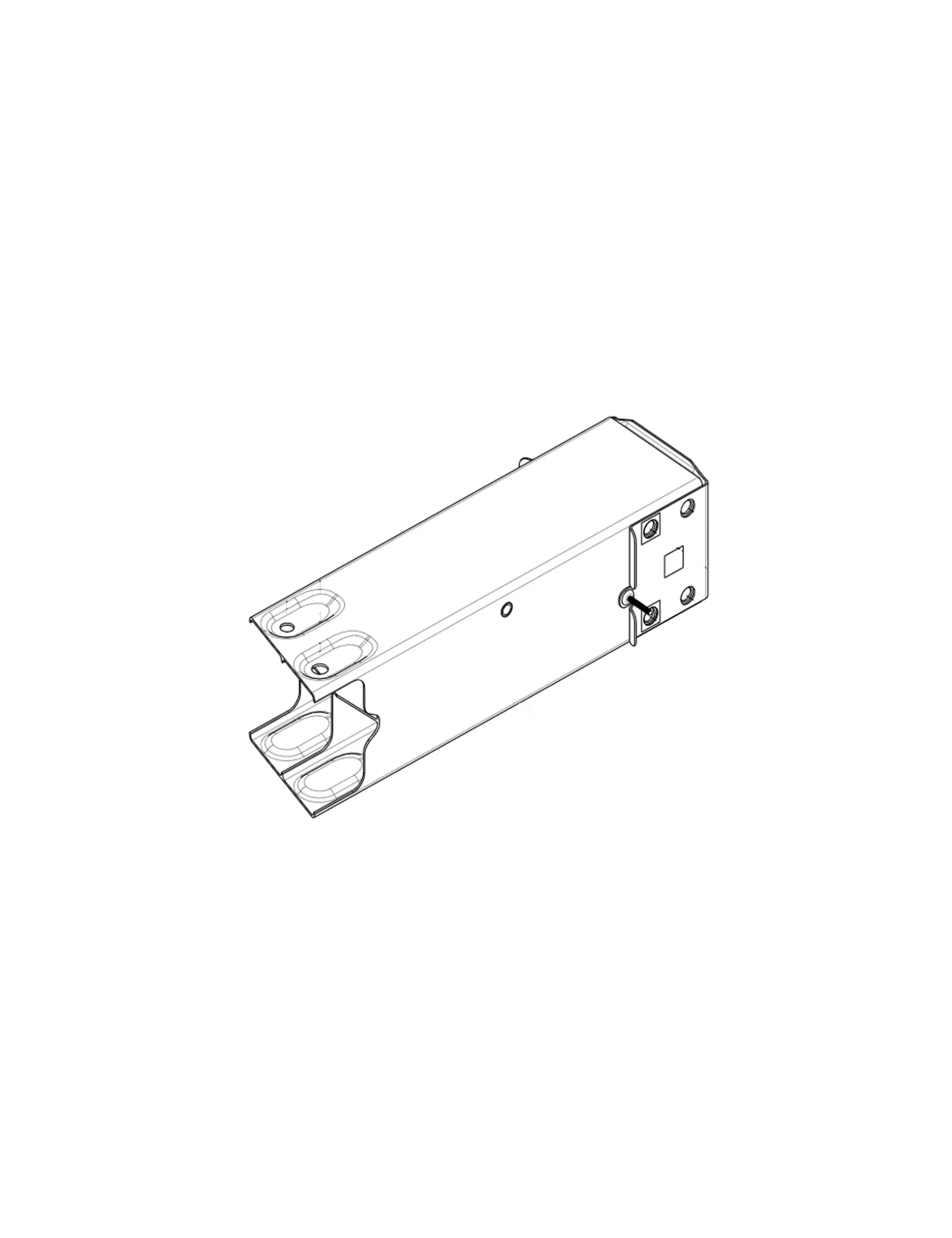 Tesla Model Y Voorbumper steun 1487462-00-E, CRUSH CAN ASSEMBLY - RIGHT HAND