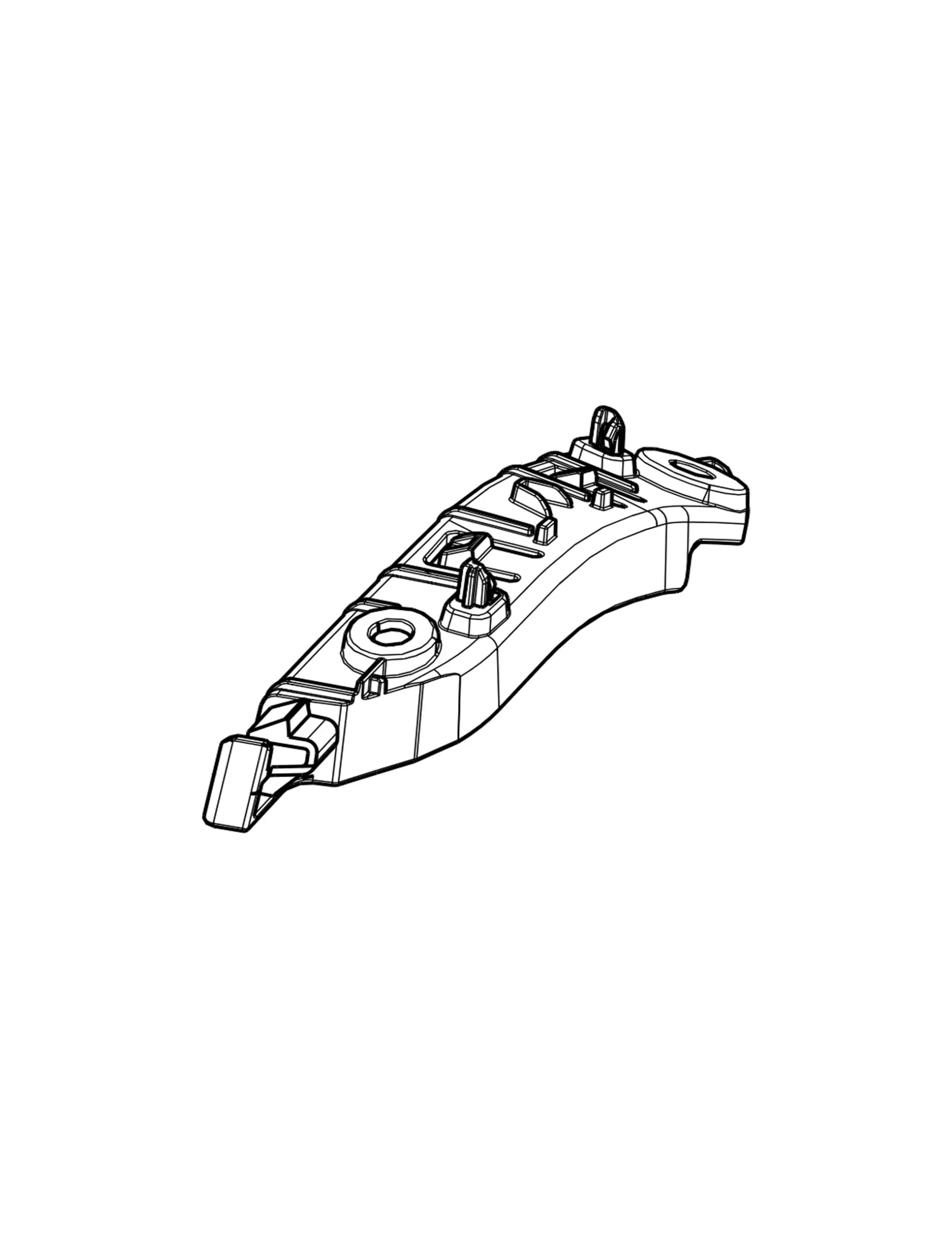 Tesla Model Y Voorbumperbeugel 1983888-00-D, BRACKET - FASCIA SIDE TO FENDER - RIGHT HAND